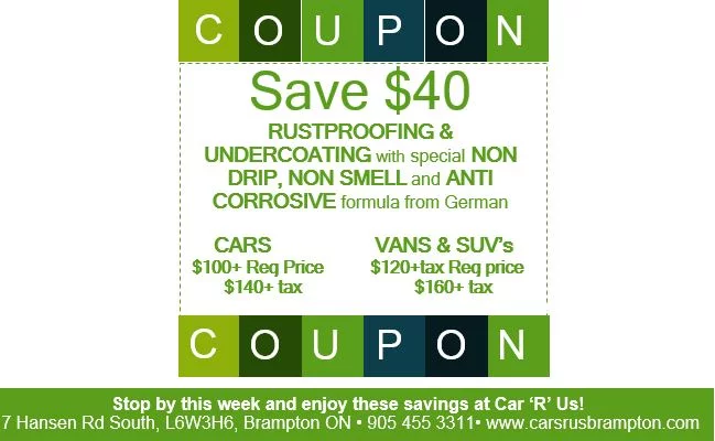 coupon2 green Mechanics In Brampton